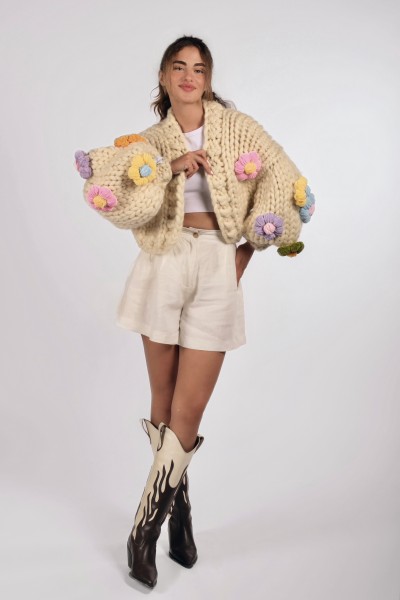 Bloom Hand-Knitted Cardigan