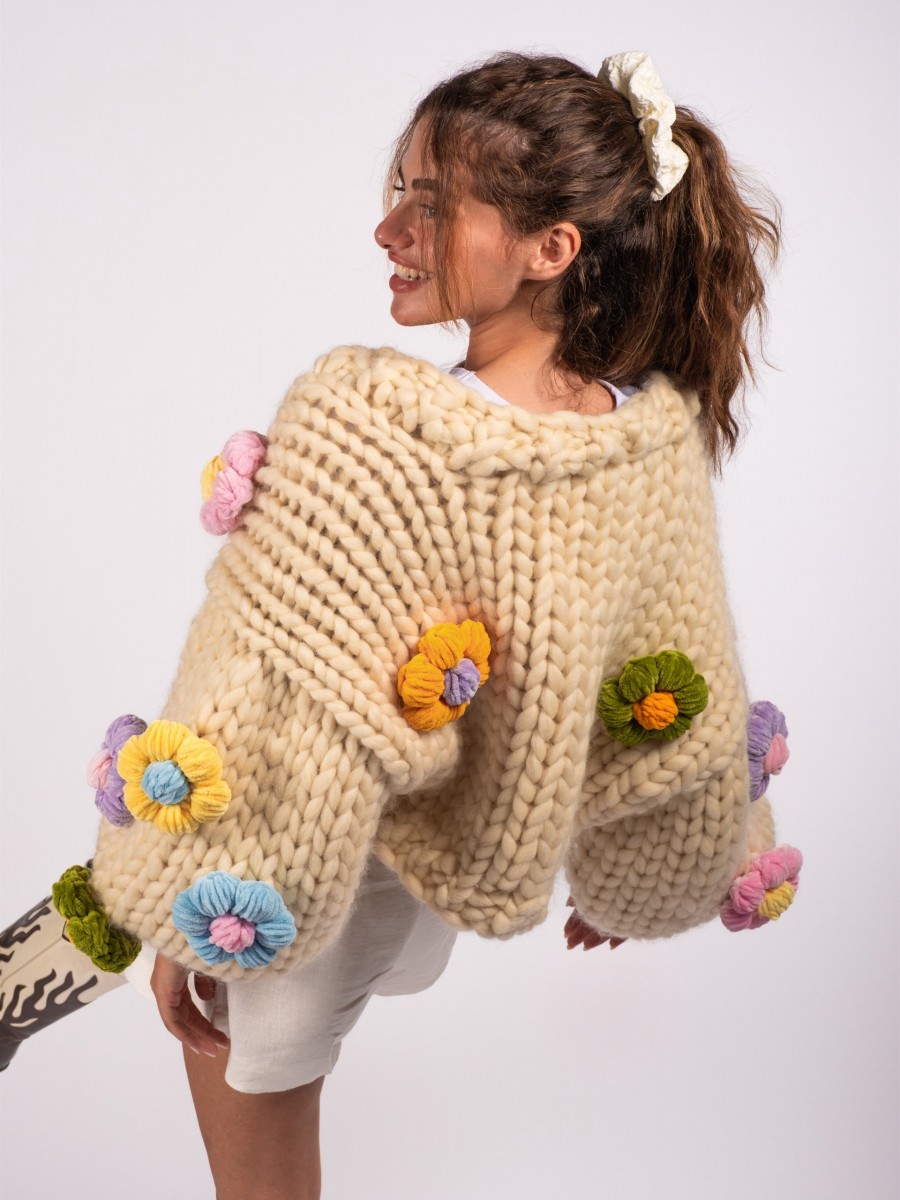 Bloom Hand-Knitted Cardigan