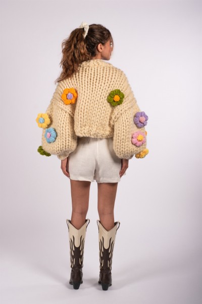 Bloom Hand-Knitted Cardigan
