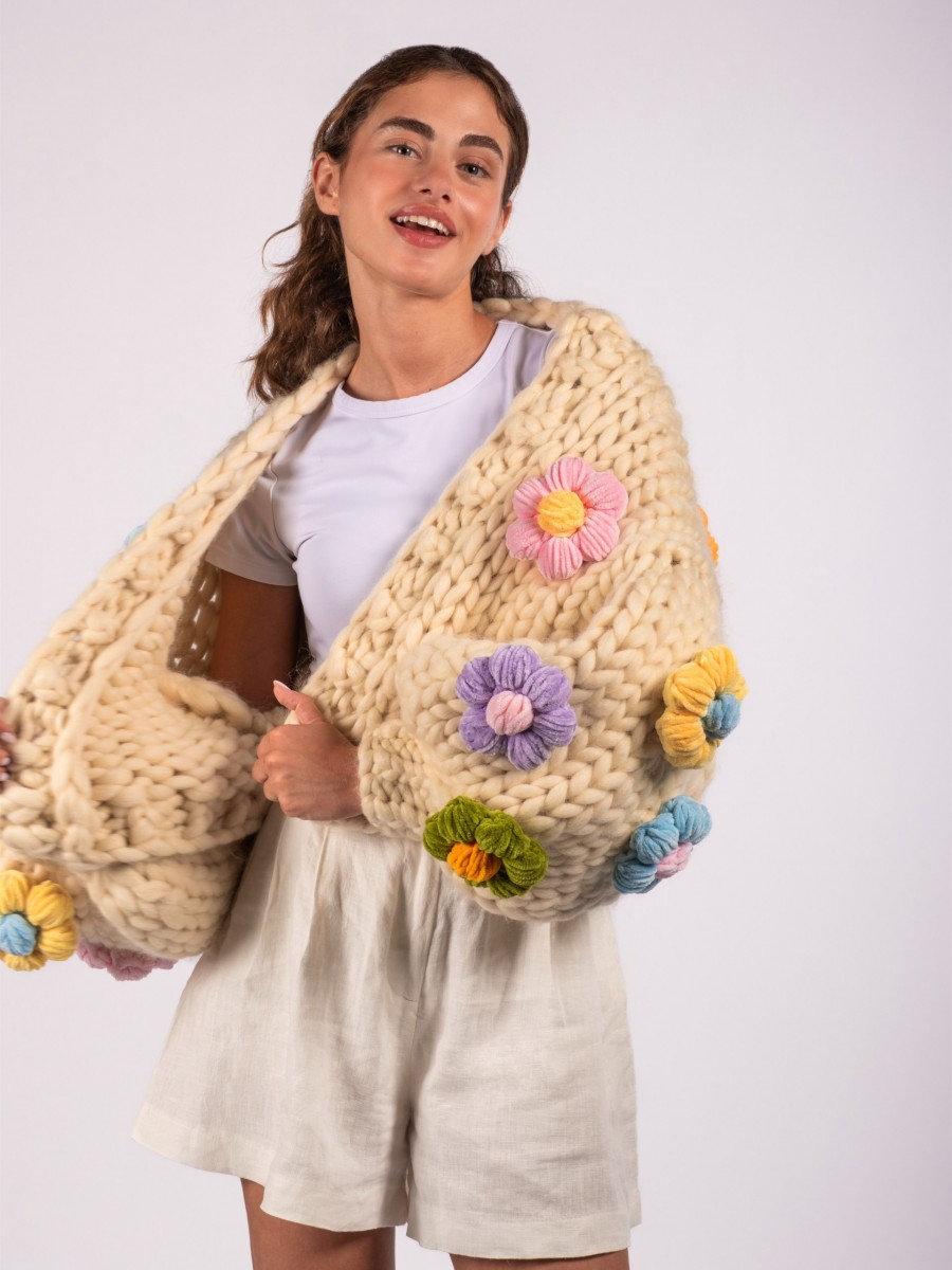 Bloom Hand-Knitted Cardigan