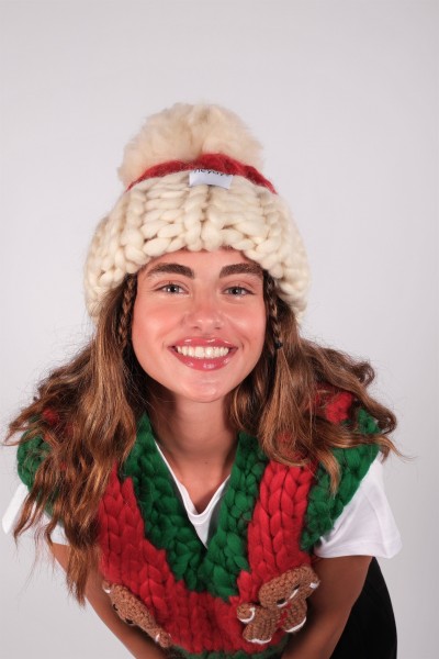 Gingerbread Hand-Knitted Vest