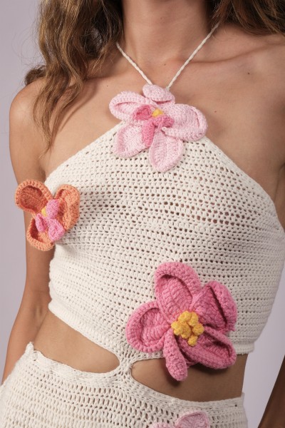 Orchid Crochet Dress