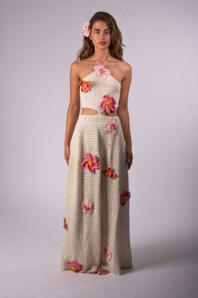 Orchid Crochet Dress