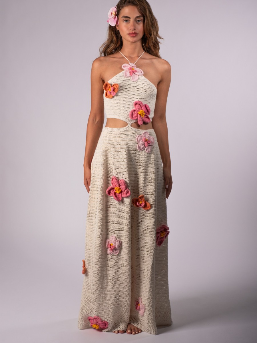 Orchid Crochet Dress