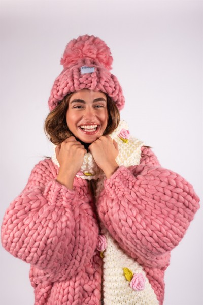 Rosalinda Hand-Knitted Scarf