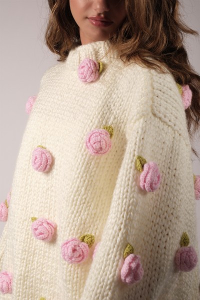 Rosalinda Hand-Knitted Sweater 