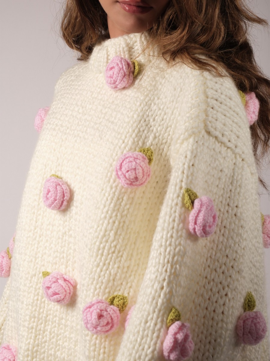 Rosalinda Hand-Knitted Sweater 