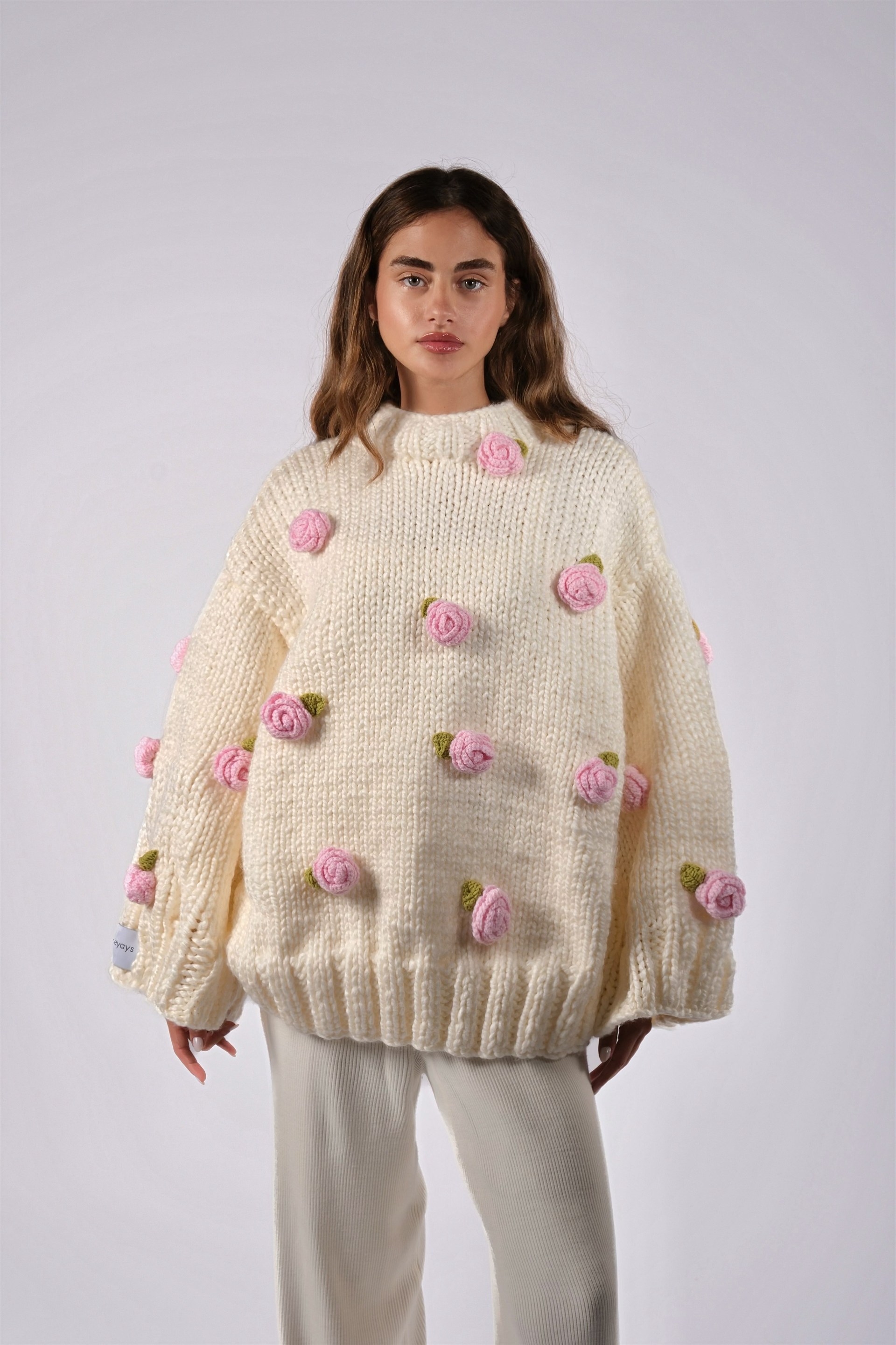 Rosalinda Hand-Knitted Sweater | Heyays