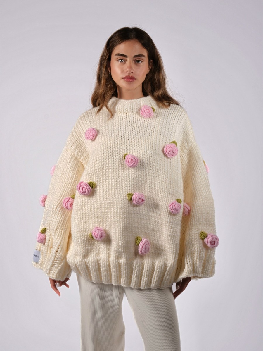 Rosalinda Hand-Knitted Sweater 
