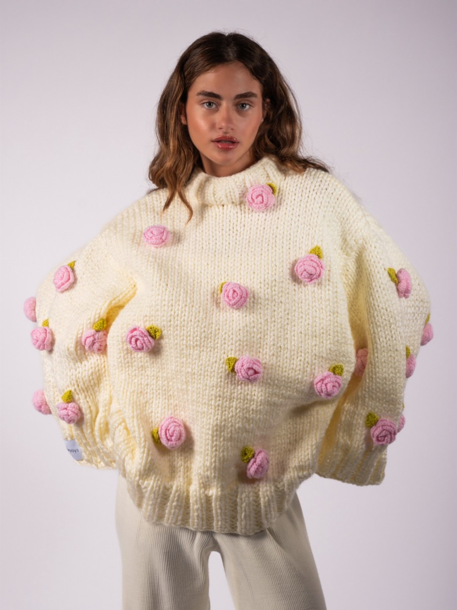 Rosalinda Hand-Knitted Sweater 