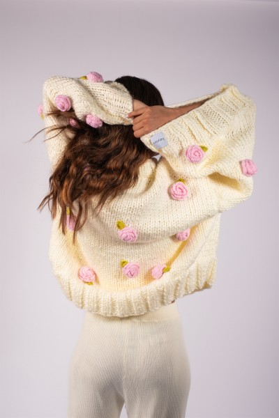 Rosalinda Hand-Knitted Sweater 