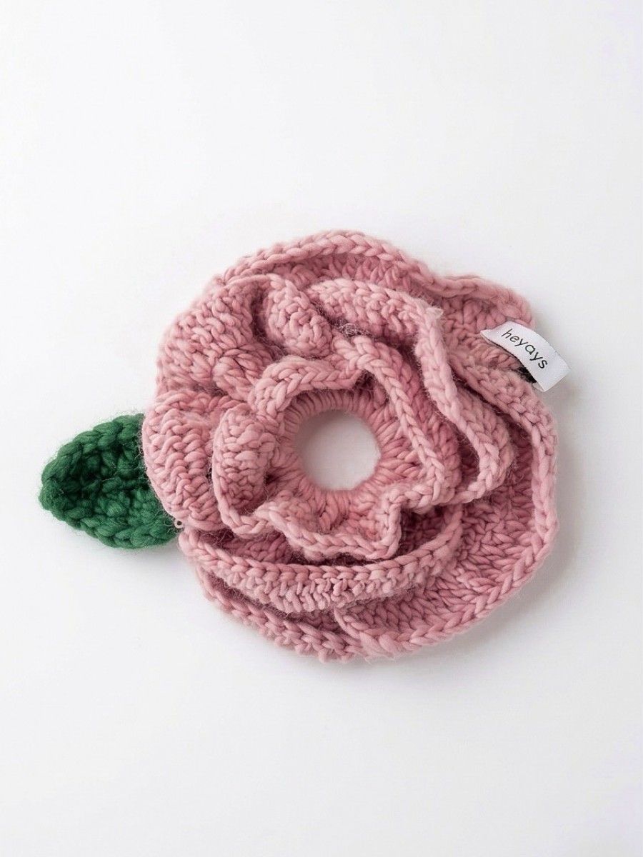 Hand-Knitted Wool Scrunchie (100% Wool)