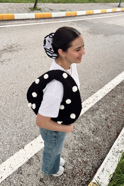 Lola Bag | Polka Black