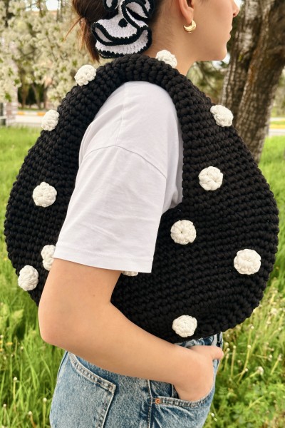 Lola Bag | Polka Black