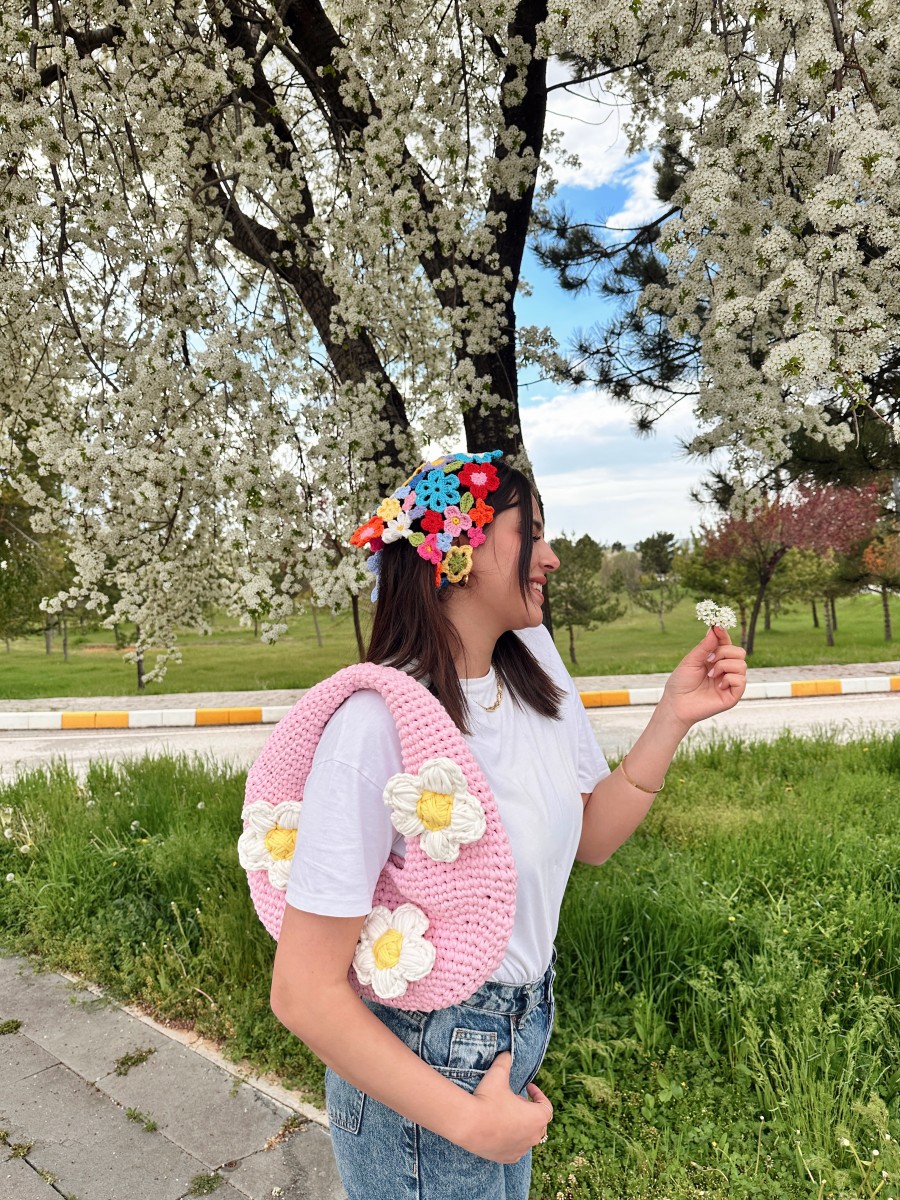 Lola Bag | Pink Daisy