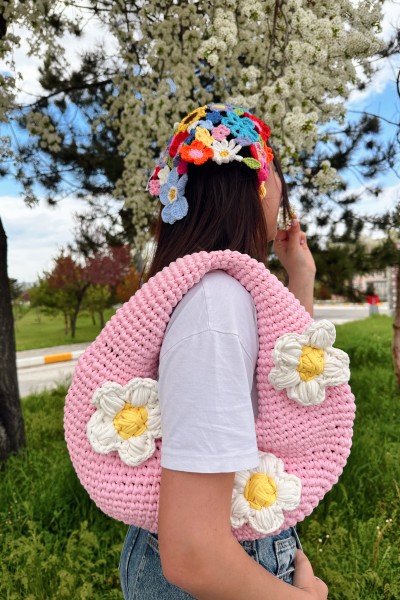 Lola Bag | Pink Daisy