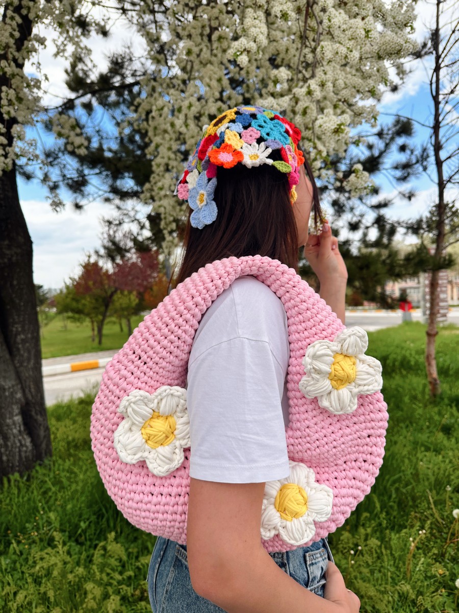 Lola Bag | Pink Daisy