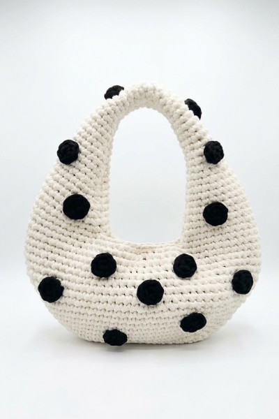 Lola Bag | Polka White