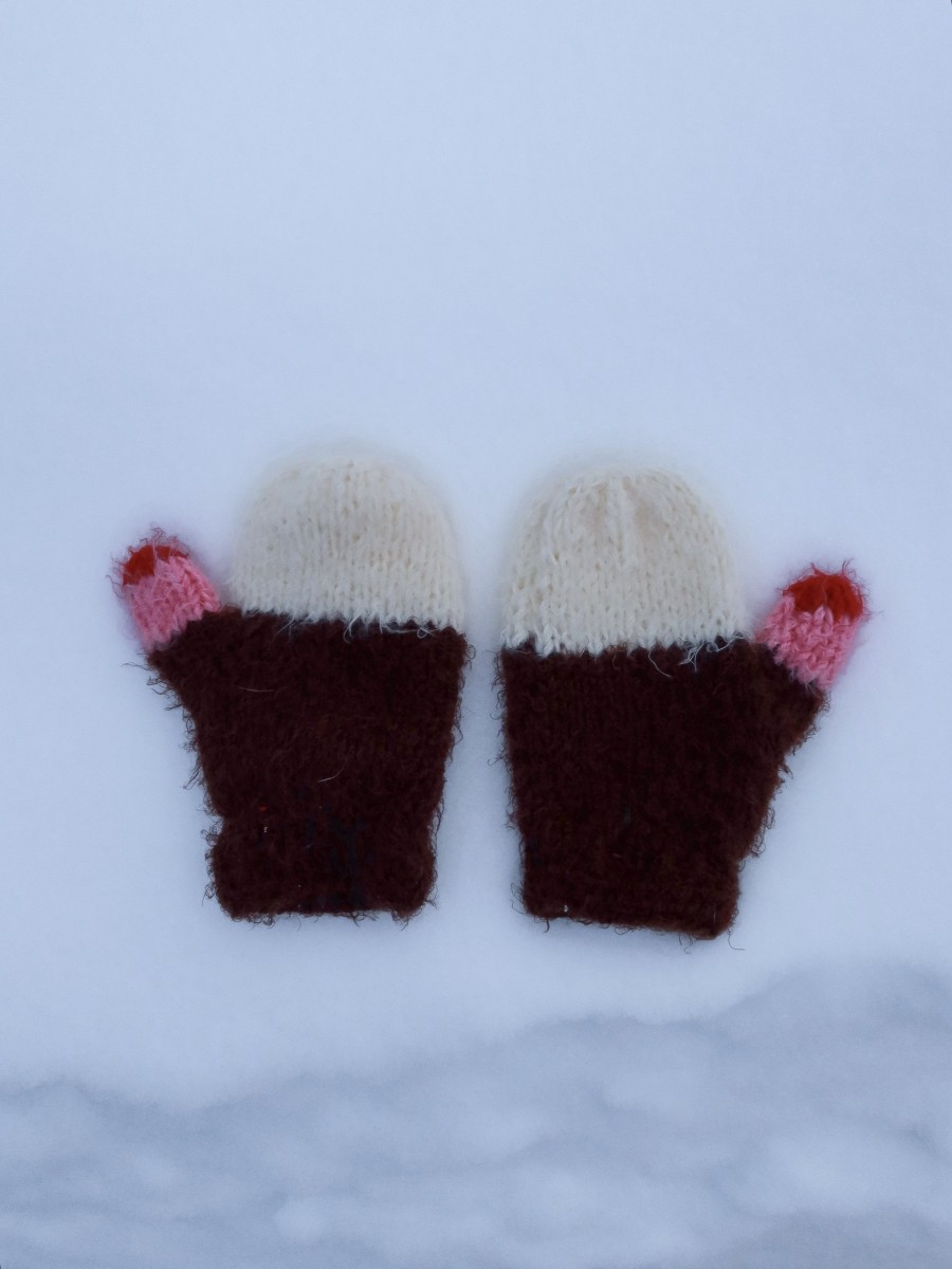 Hand-Knitted Gloves