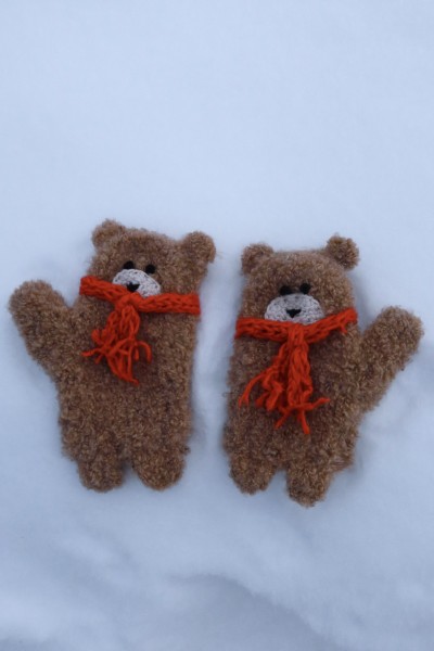 Hand-Knitted Gloves