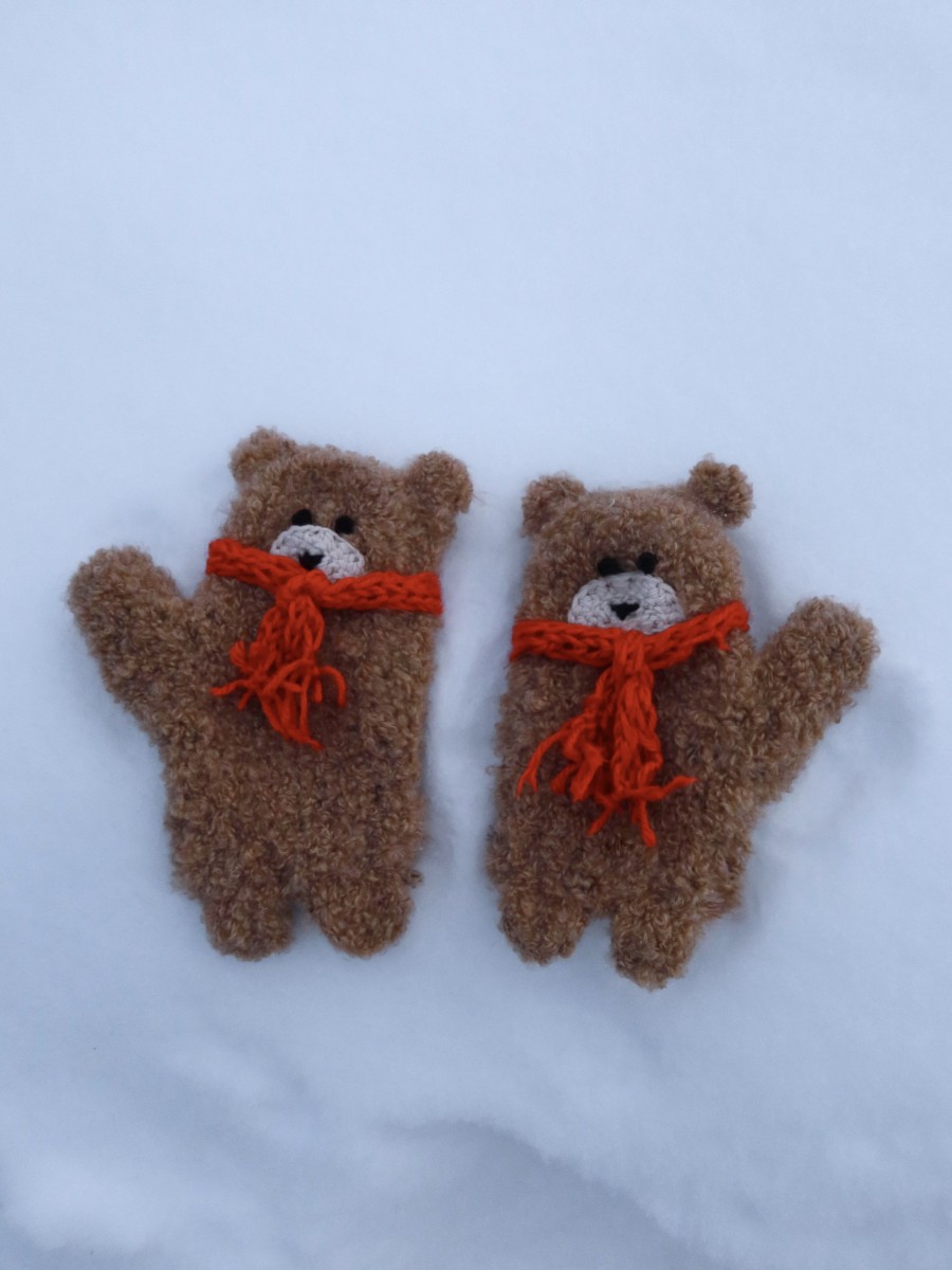 Hand-Knitted Gloves