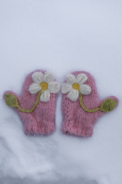 Hand-Knitted Gloves