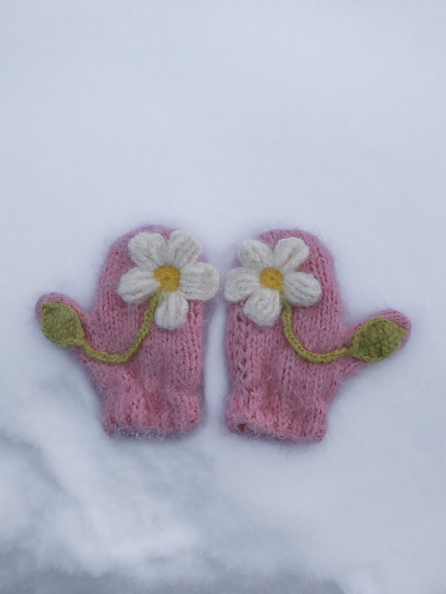 Hand-Knitted Gloves