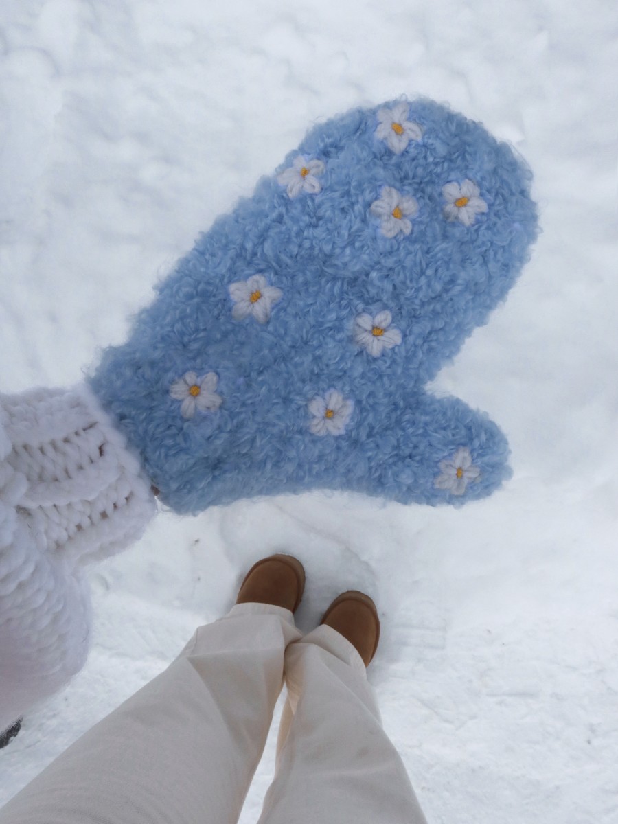 Hand-Knitted Gloves