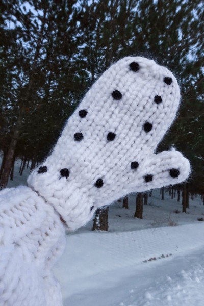Hand-Knitted Gloves