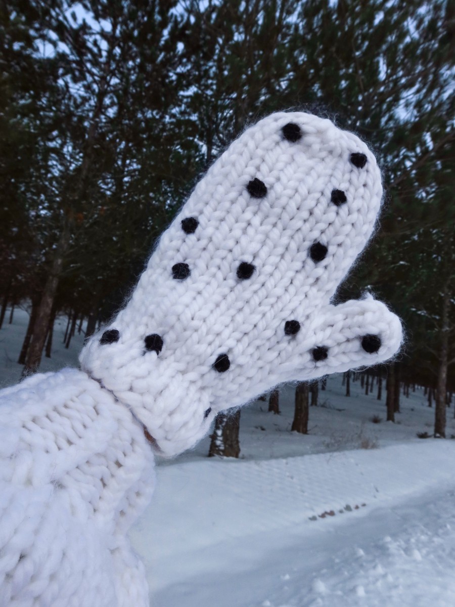 Hand-Knitted Gloves