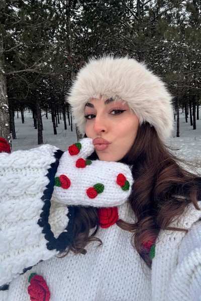 Hand-Knitted Gloves