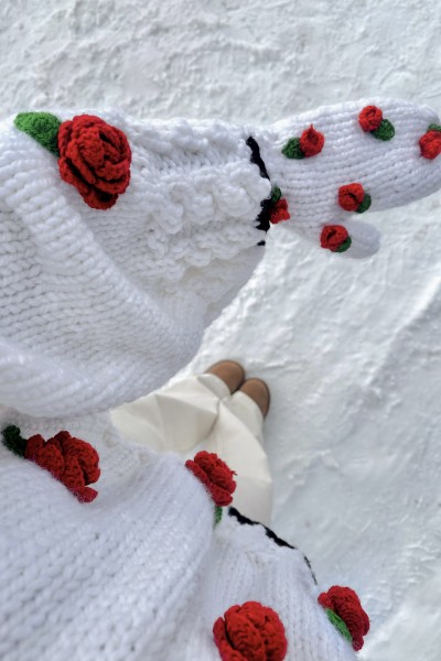 Hand-Knitted Gloves